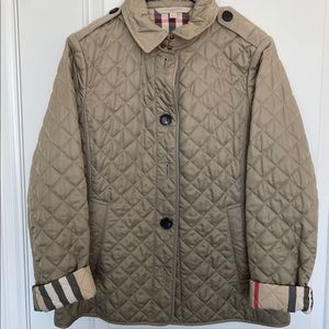 Burberry Brit Diamond Quilted Jacket, size M
